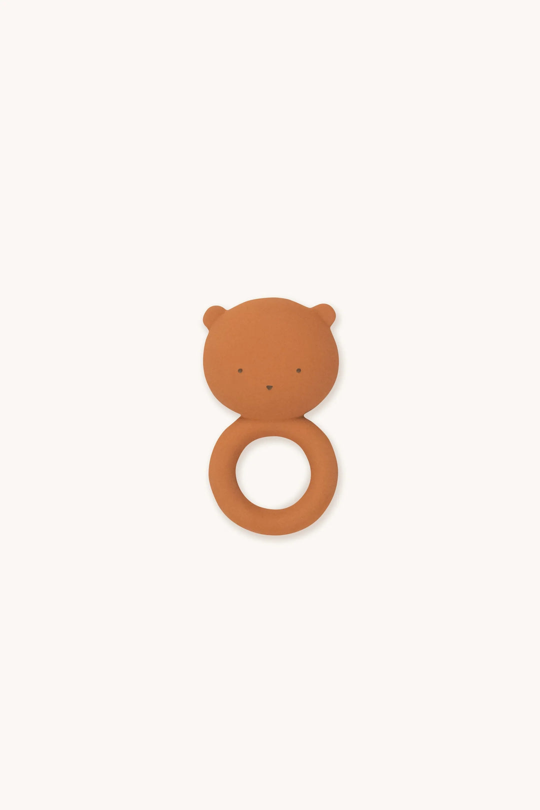 GOMMU Ring Bear natural rubber baby teether in Ocean