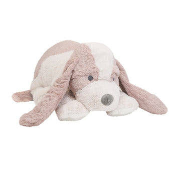 Happy Horse Dakota dog plush toy with floppy ears in soft blush and cream tones