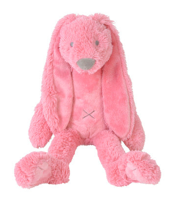 Large deep pink bunny plush toy with floppy ears by Happy Horse