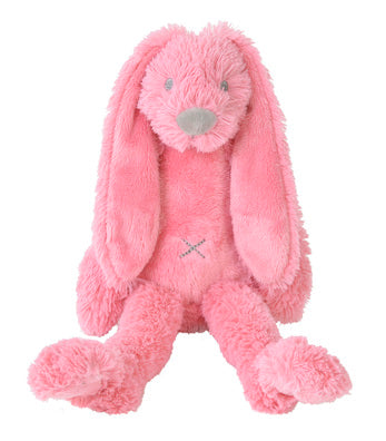 Large deep pink bunny plush toy with floppy ears by Happy Horse