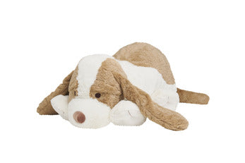 Happy Horse large dog plush toy in soft beige and cream tones with floppy ears