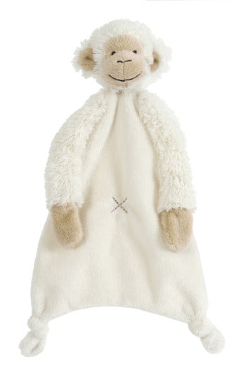 Ivory monkey baby comforter by Happy Horse with soft plush fabric