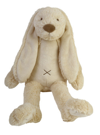 Tiny beige bunny plush toy with floppy ears by Happy Horse