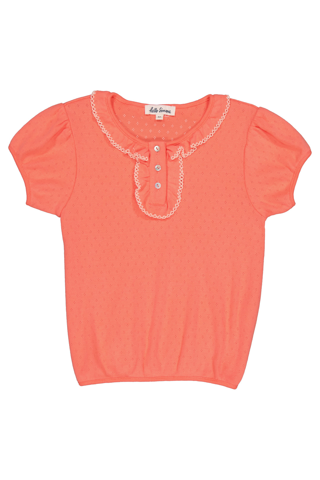 Top Girl Paquerette Coral - قمة