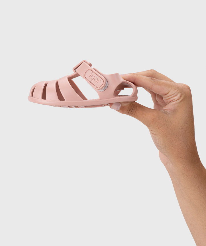 Igor Nemo Solid Maquillaje kids sandals with adjustable fastening