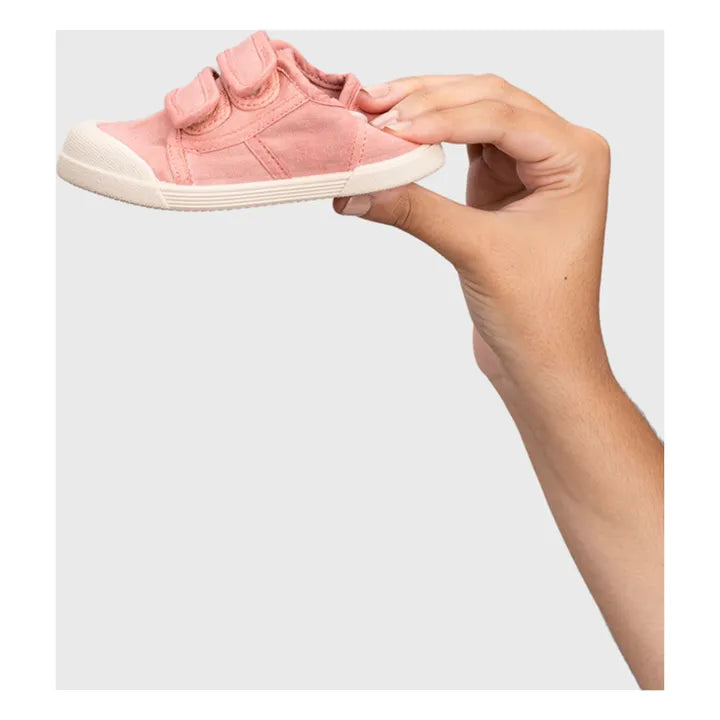 Igor Lona Double Scratch Pale Pink barefoot kids sneakers with double straps