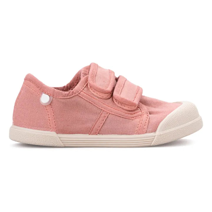 Igor Lona Double Scratch Pale Pink barefoot kids sneakers with double straps