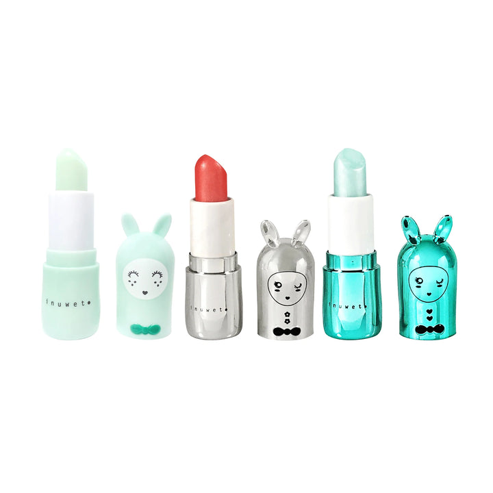 Set of 3 Lip Balm Jingle Aqua - اكسسوارات التجميل