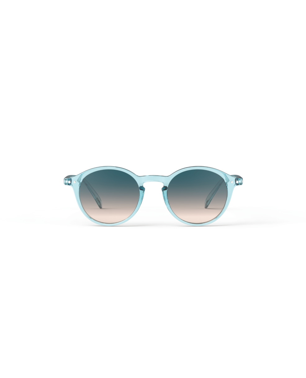 Izipizi Sun Adult sunglasses shape D in Turquoise Stone frame