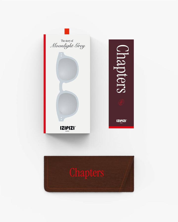 Sun Adult Shape #C The Retro - Moonlight Grey - نظارات