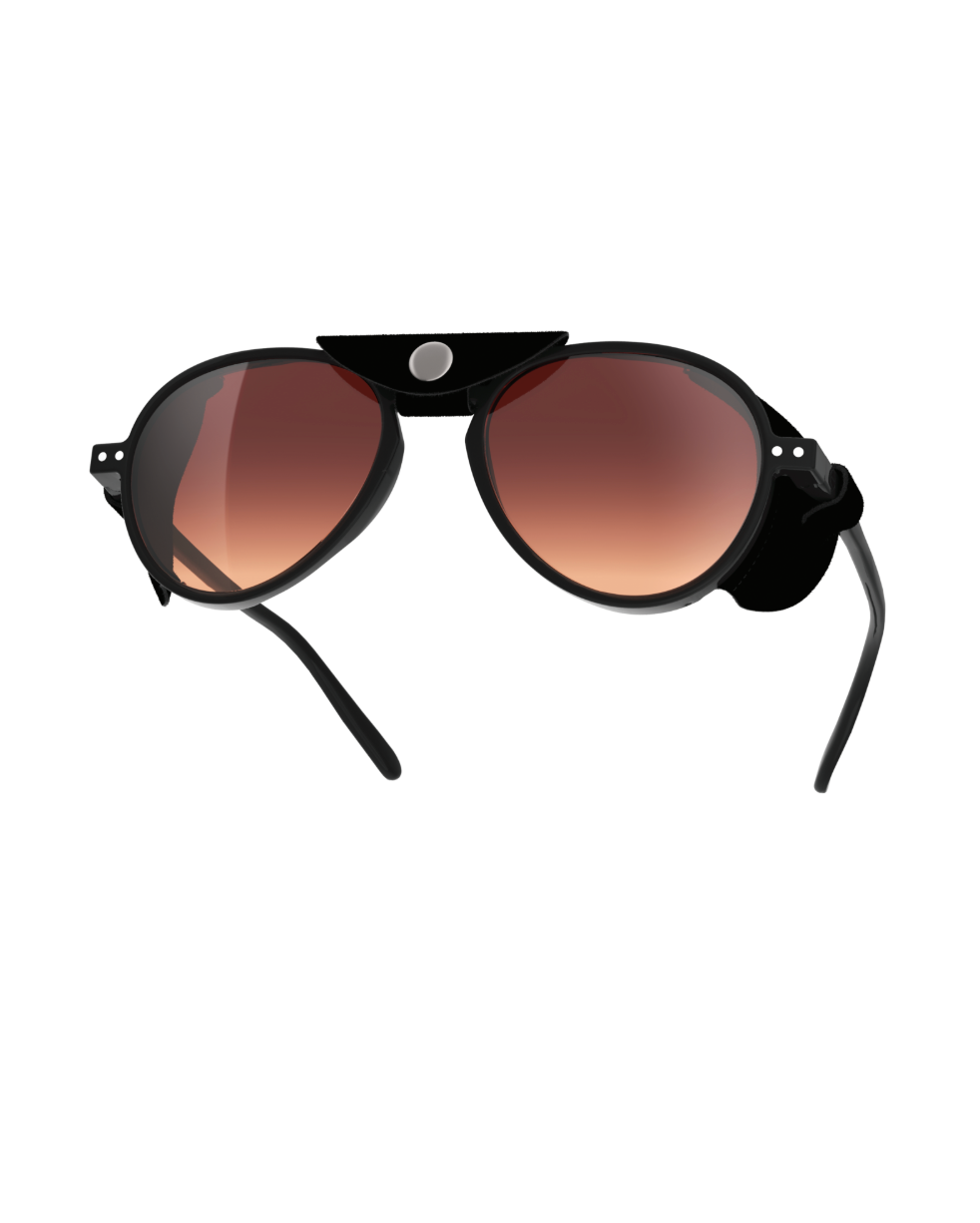 Cliff sunglasses in Black Road with rounded frame and dark lenses