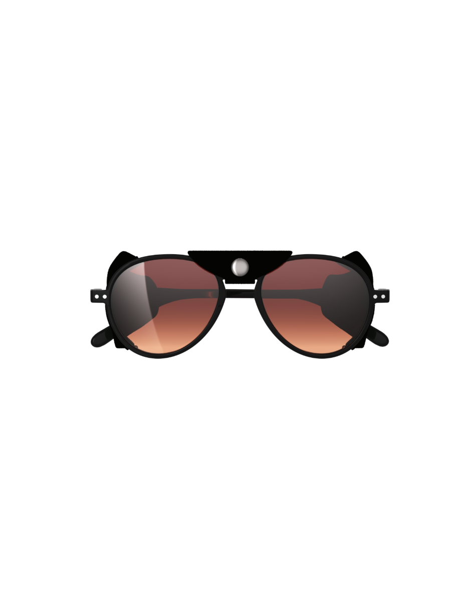 Cliff sunglasses in Black Road with rounded frame and dark lenses