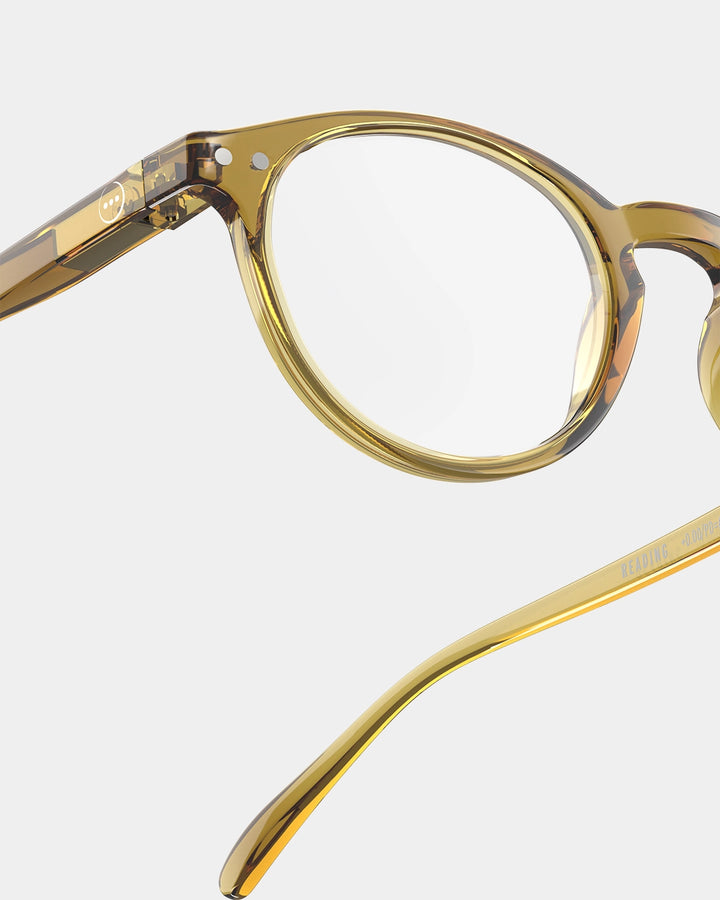 Reading Glasses #A The discret - Golden Green - نظارات