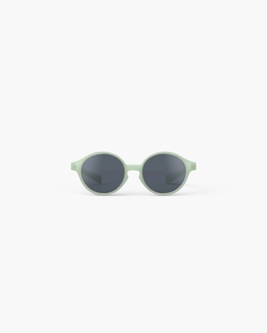 IZIPIZI BABY #D Station Seat polarized baby sunglasses in pale green with grey lenses and 100% UV protection