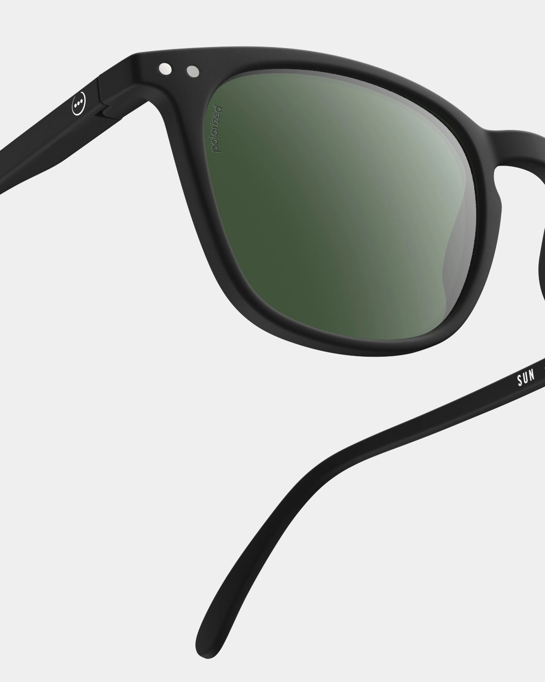 Sun Adult Shape #E The Trapeze - Black Polarized - نظارات