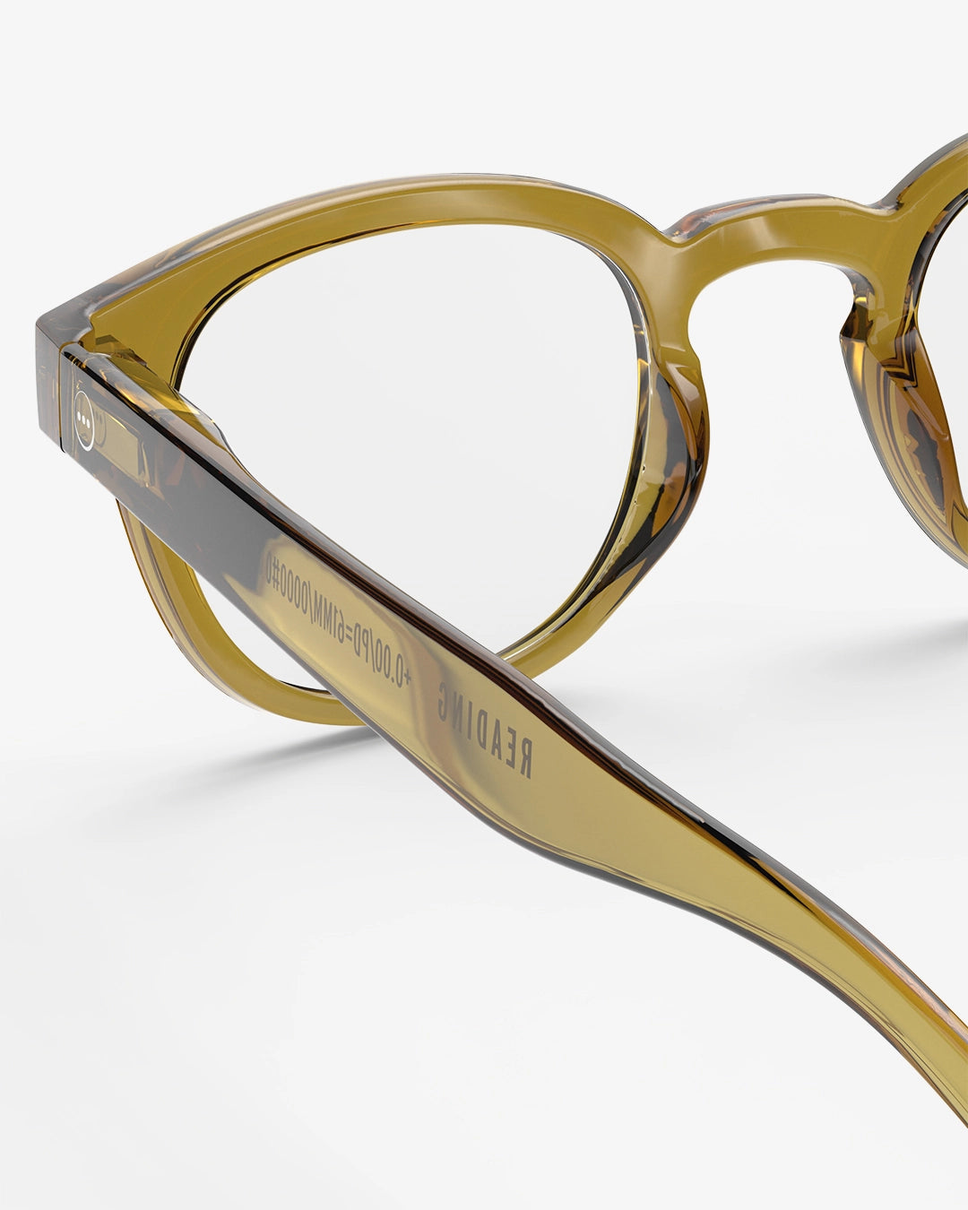 Reading Glasses #C The Retro - Golden Green - نظارات