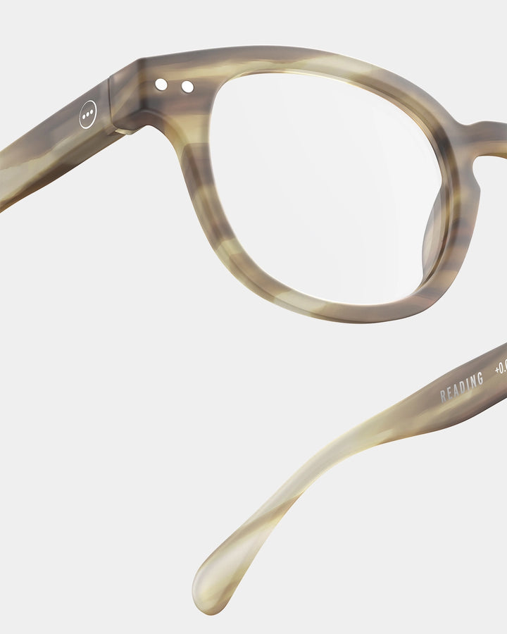Reading Glasses #C The Retro - Smoky Brown - نظارات