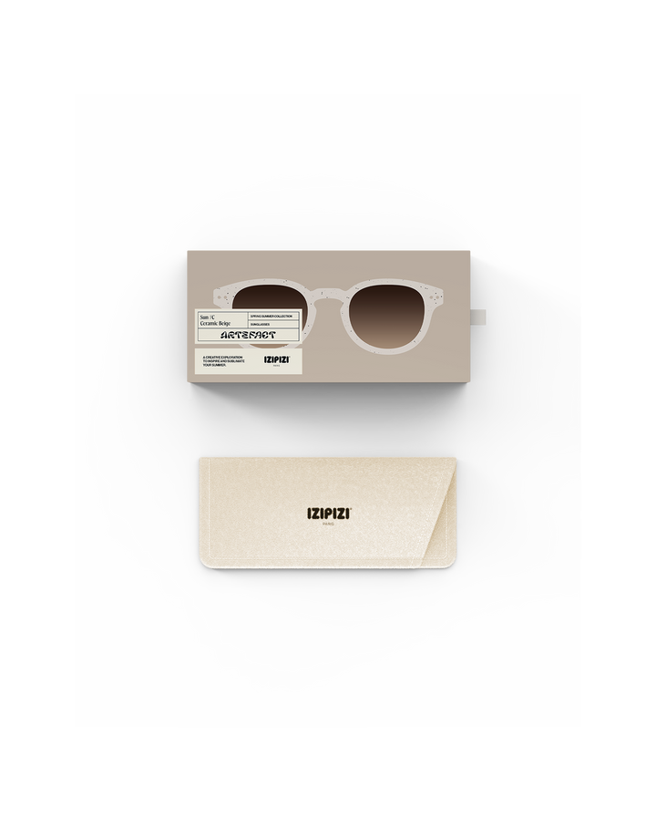 Sun Adult Shape #C The Retro - Ceramic Beige - نظارات