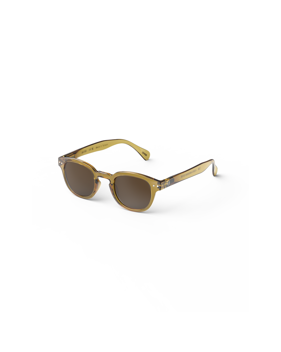 Adult Shape #C The Retro - Golden Green - نظارات