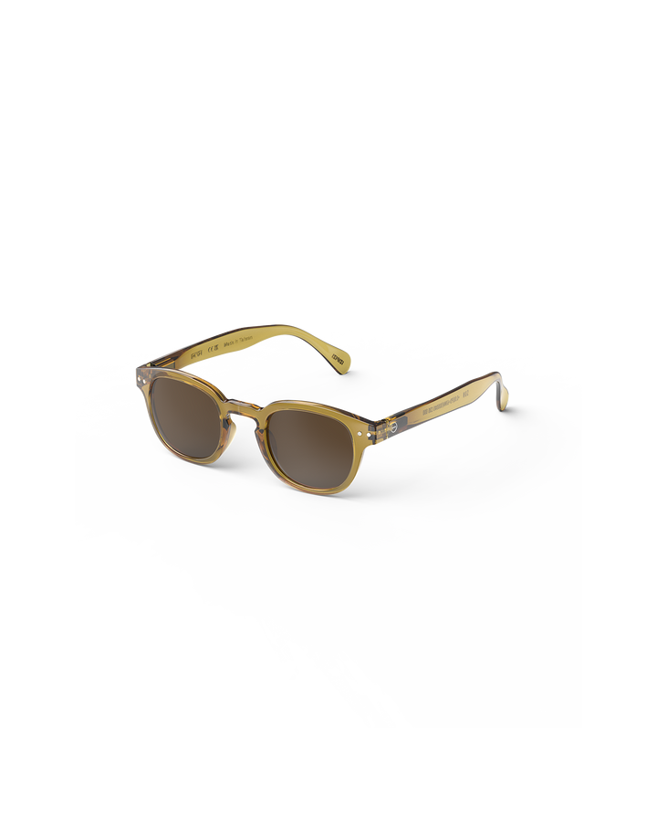 Adult Shape #C The Retro - Golden Green - نظارات