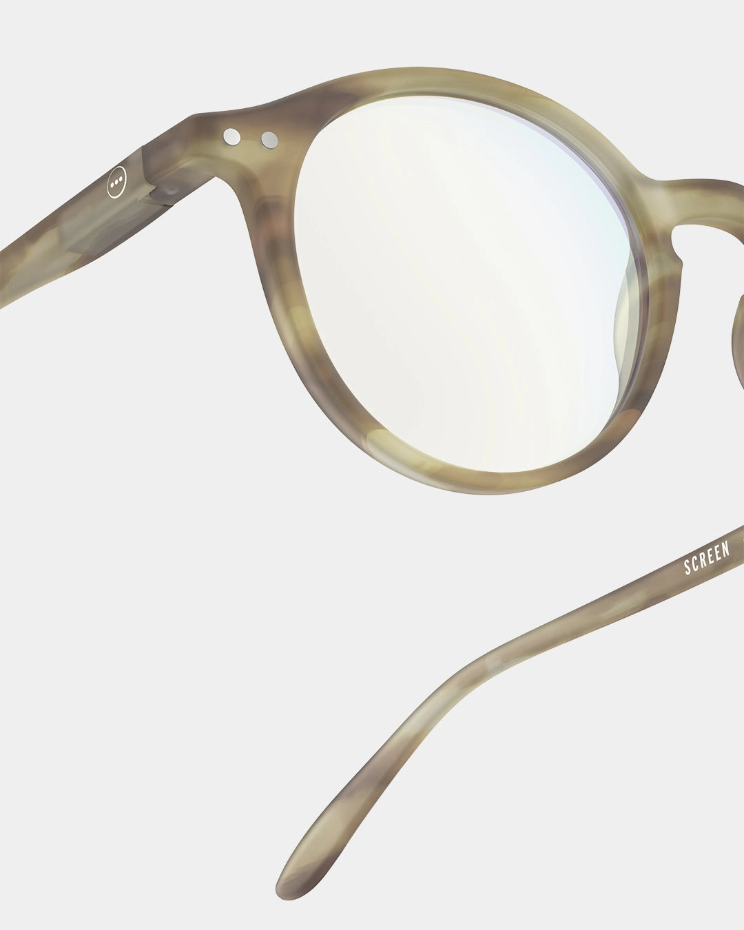 Screen Glasses #D The Iconic - Smoky Brown - نظارات