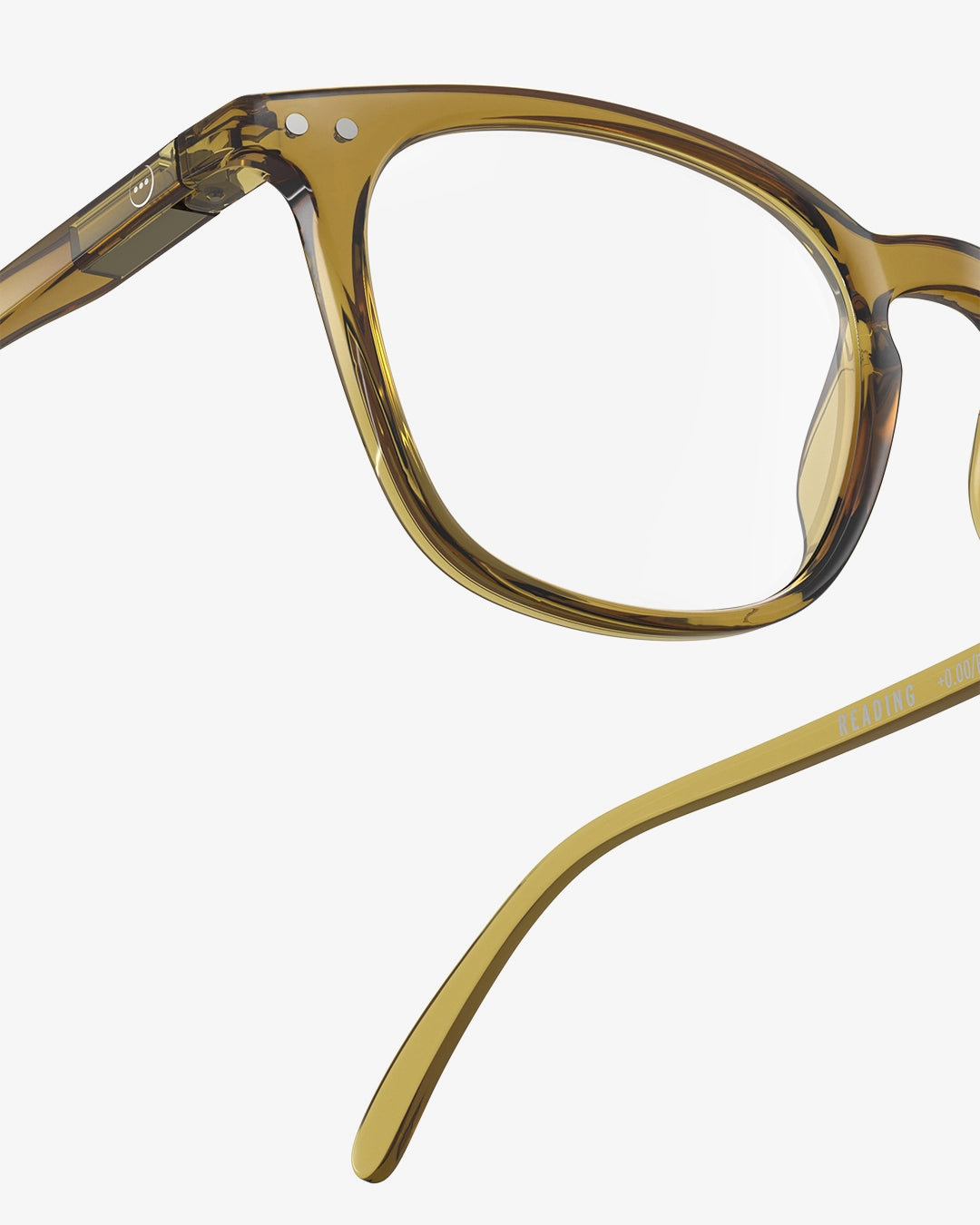 Reading Glasses #E The Trapeze - Golden Green - نظارات