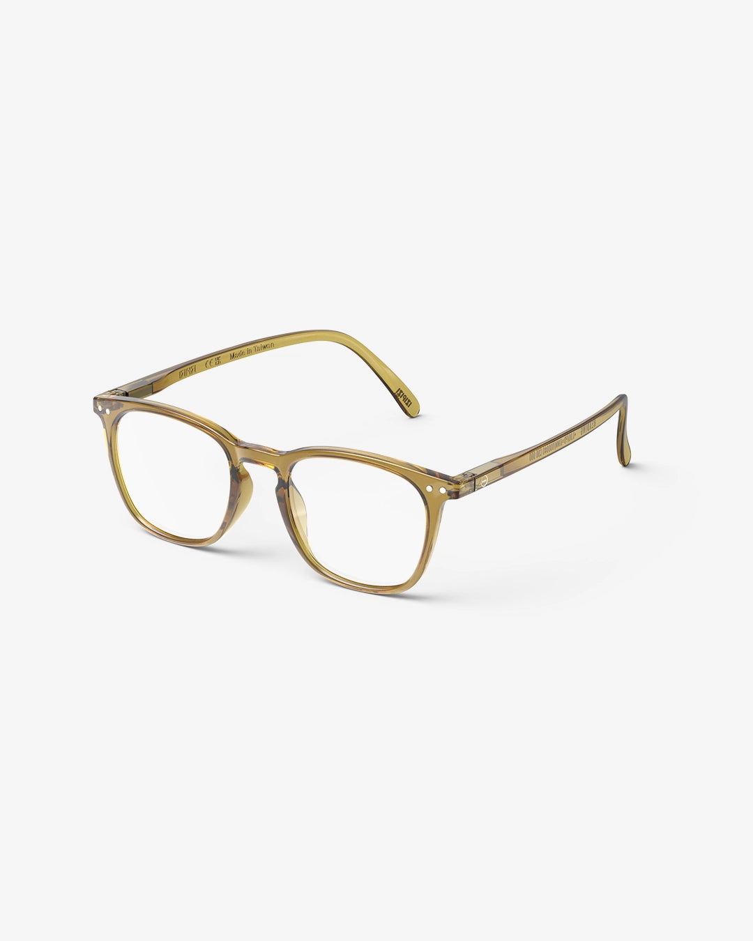 Reading Glasses #E The Trapeze - Golden Green - نظارات