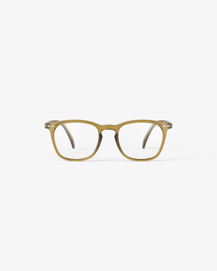 Reading Glasses #E The Trapeze - Golden Green - نظارات