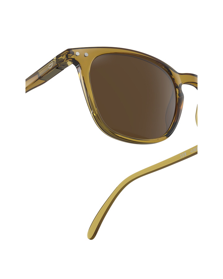 Sun Adult Shape #E The Trapeze - Golden Green - نظارات⁩