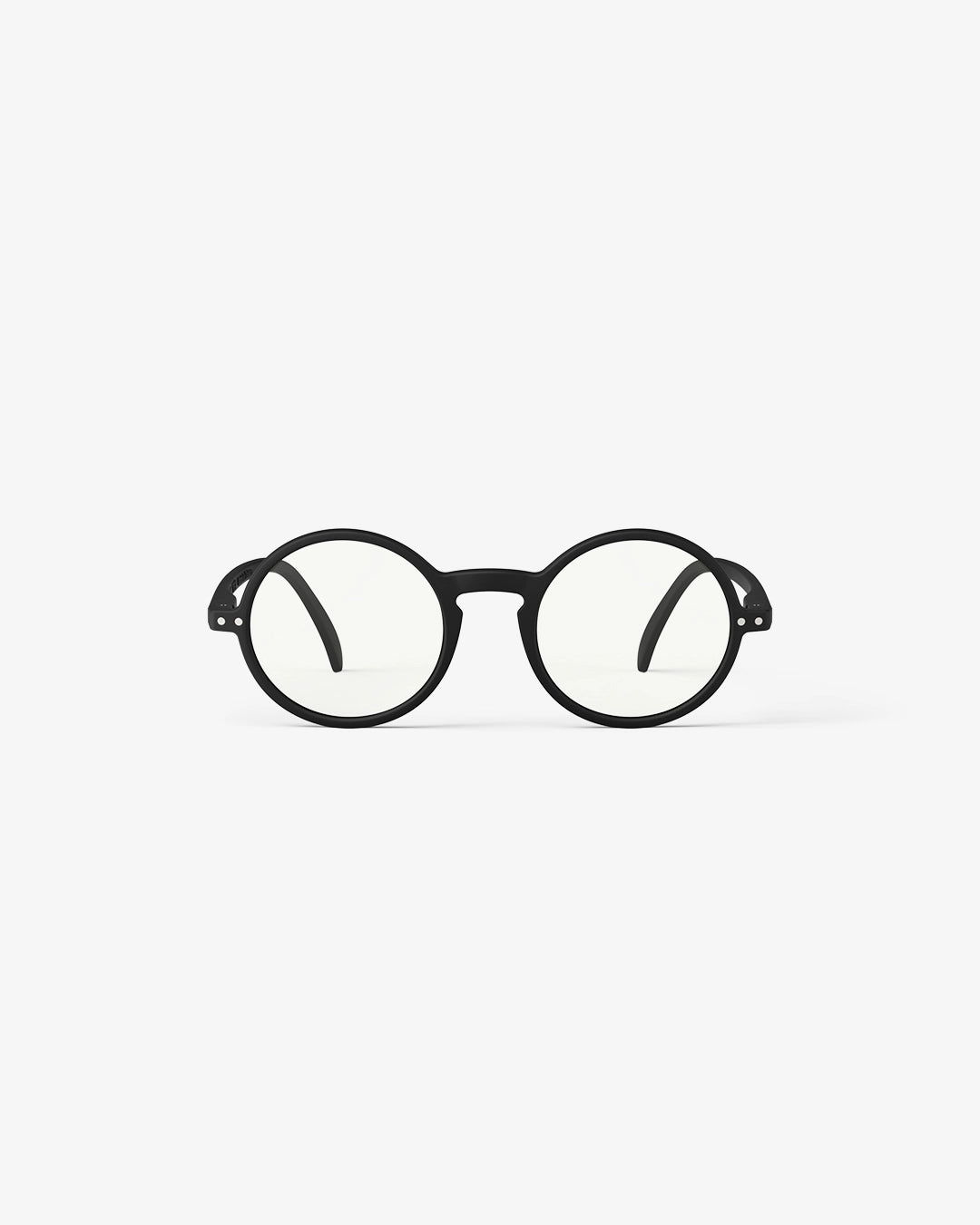 Screen Glasses #G The Round - Black - نظارات