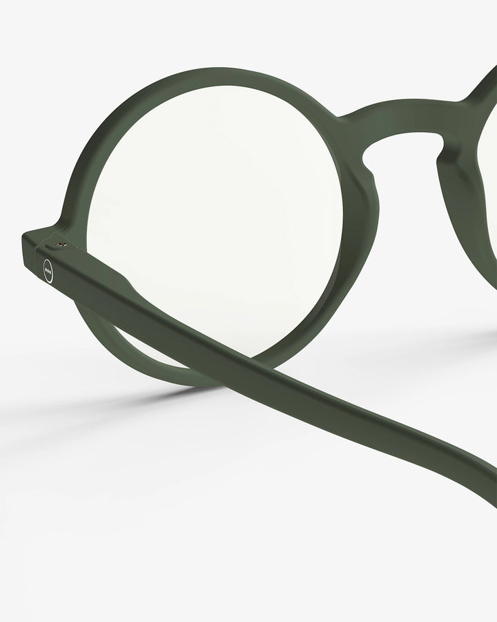 Screen Glasses #G The Round - Kaki Green - نظارات