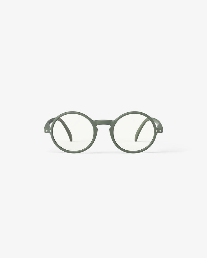 Screen Glasses #G The Round - Kaki Green - نظارات