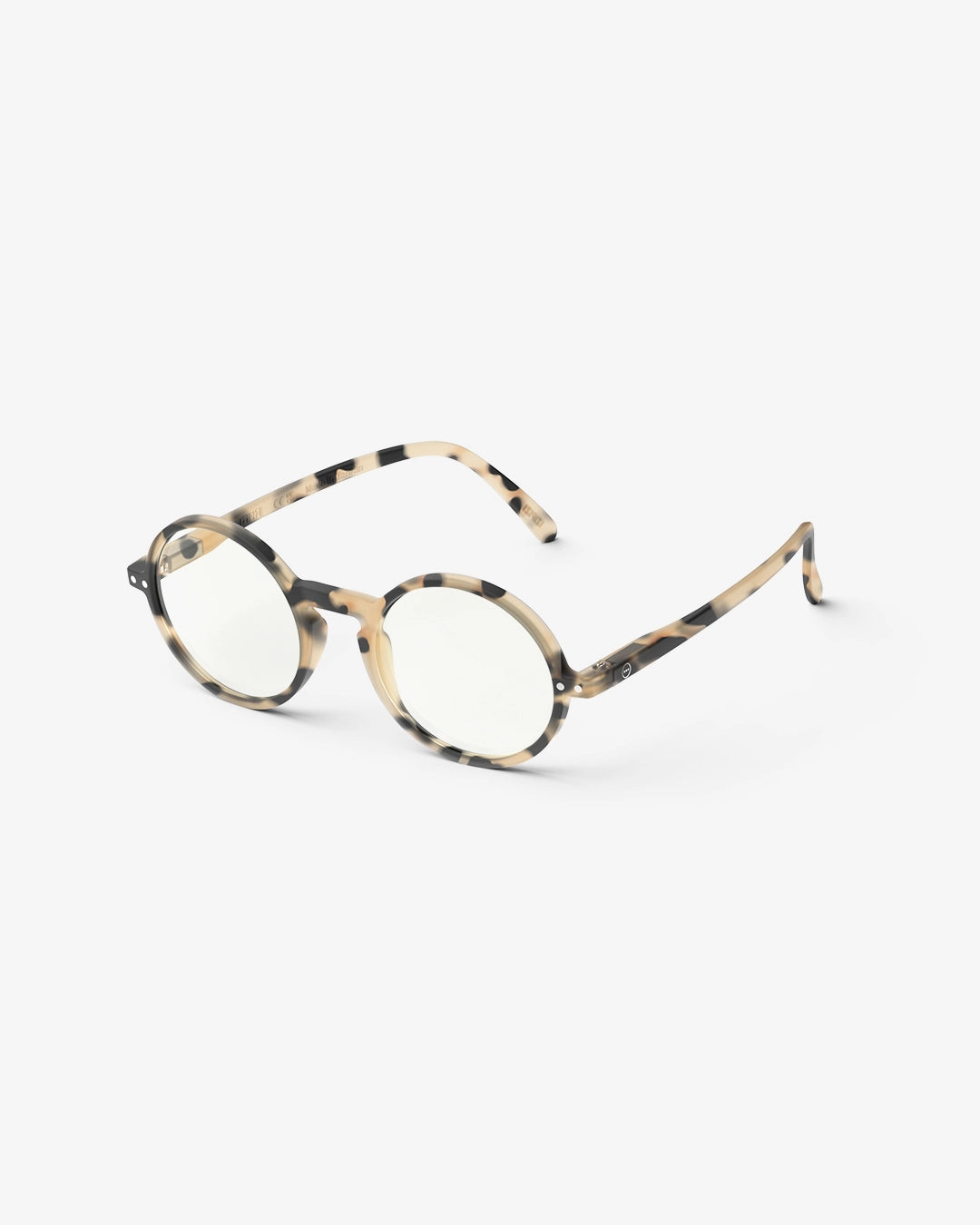 Screen Glasses #G The Round - Light Tortoise - نظارات