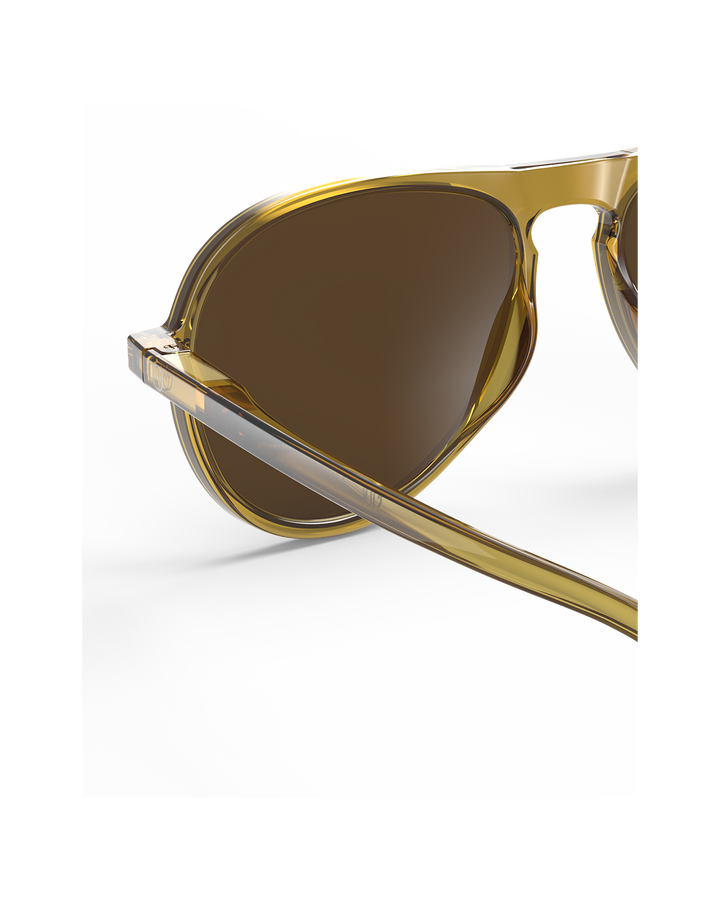 Adult Shape #I The Aviator - Golden Green - نظارات