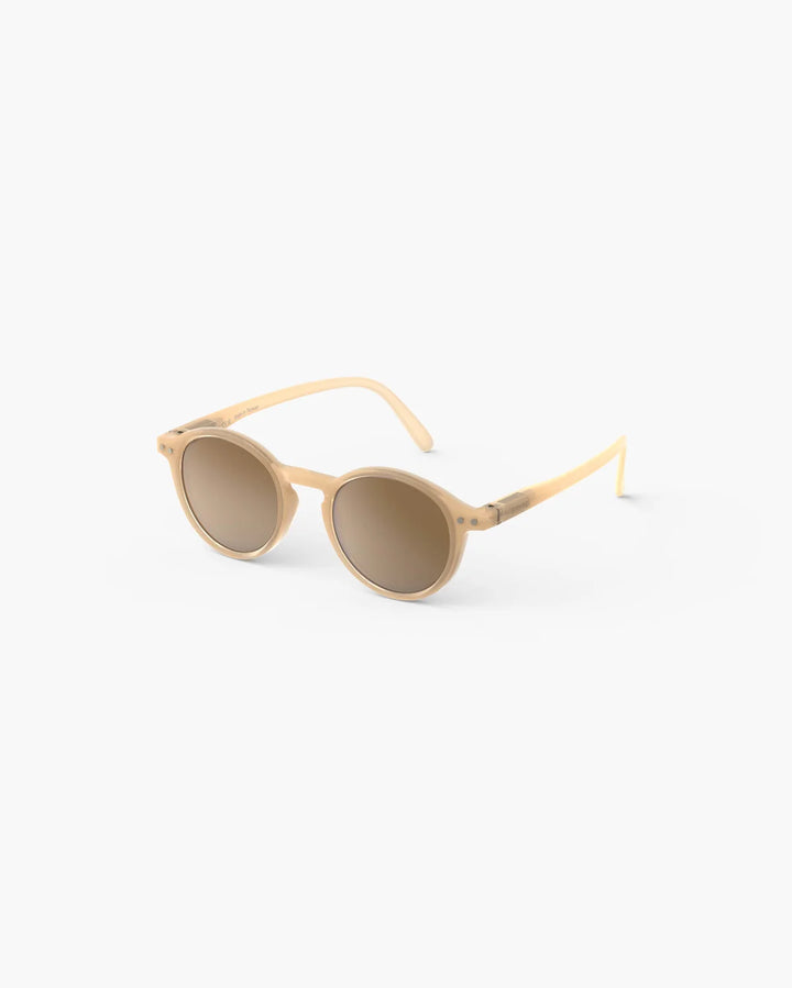 IZIPIZI CHILD #D Macchiato polarized kids sunglasses with glossy beige-brown pantos frame and brown polarized lenses