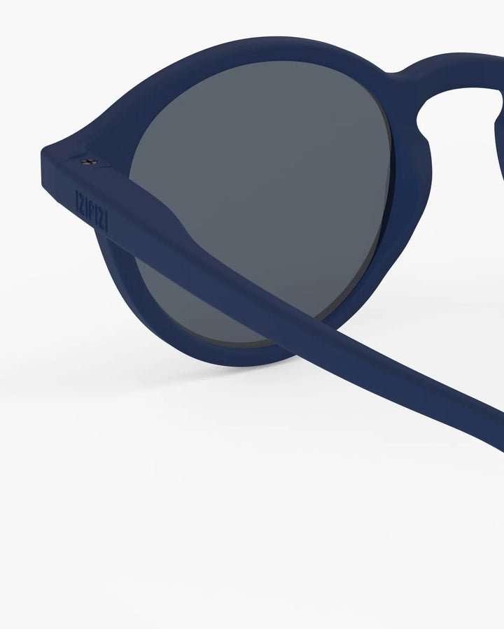 IZIPIZI CHILD #D Navy Blue polarized kids sunglasses with Soft Touch navy pantos frame and grey-green polarized lenses