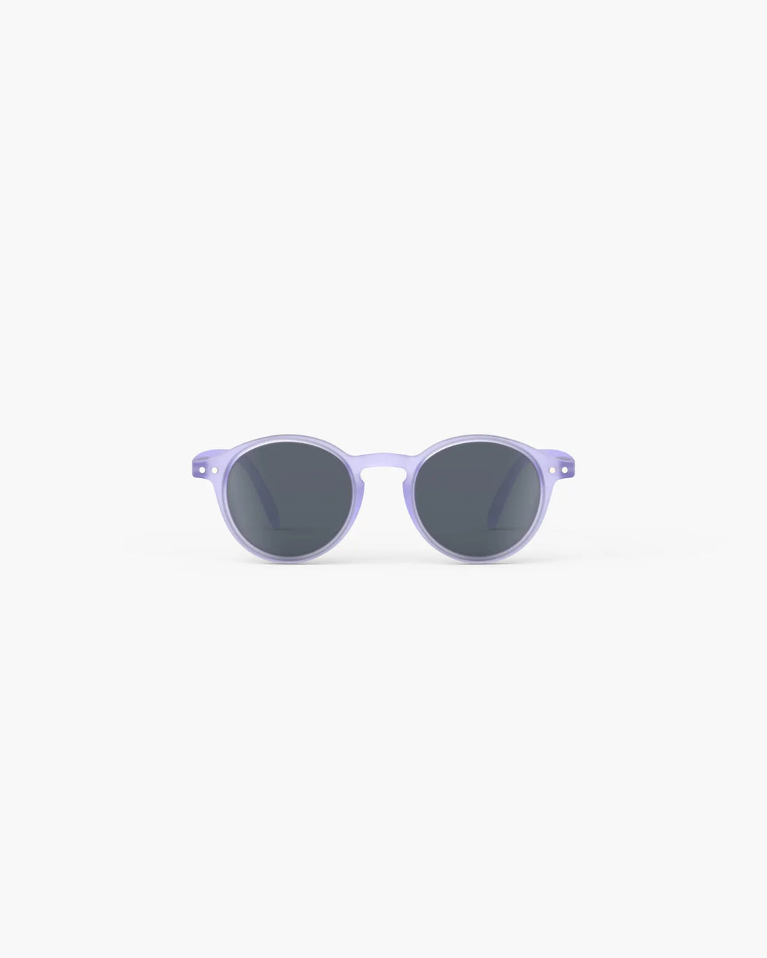 IZIPIZI CHILD #D Lavender polarized kids sunglasses with glossy purple pantos frame and grey-green polarized lenses