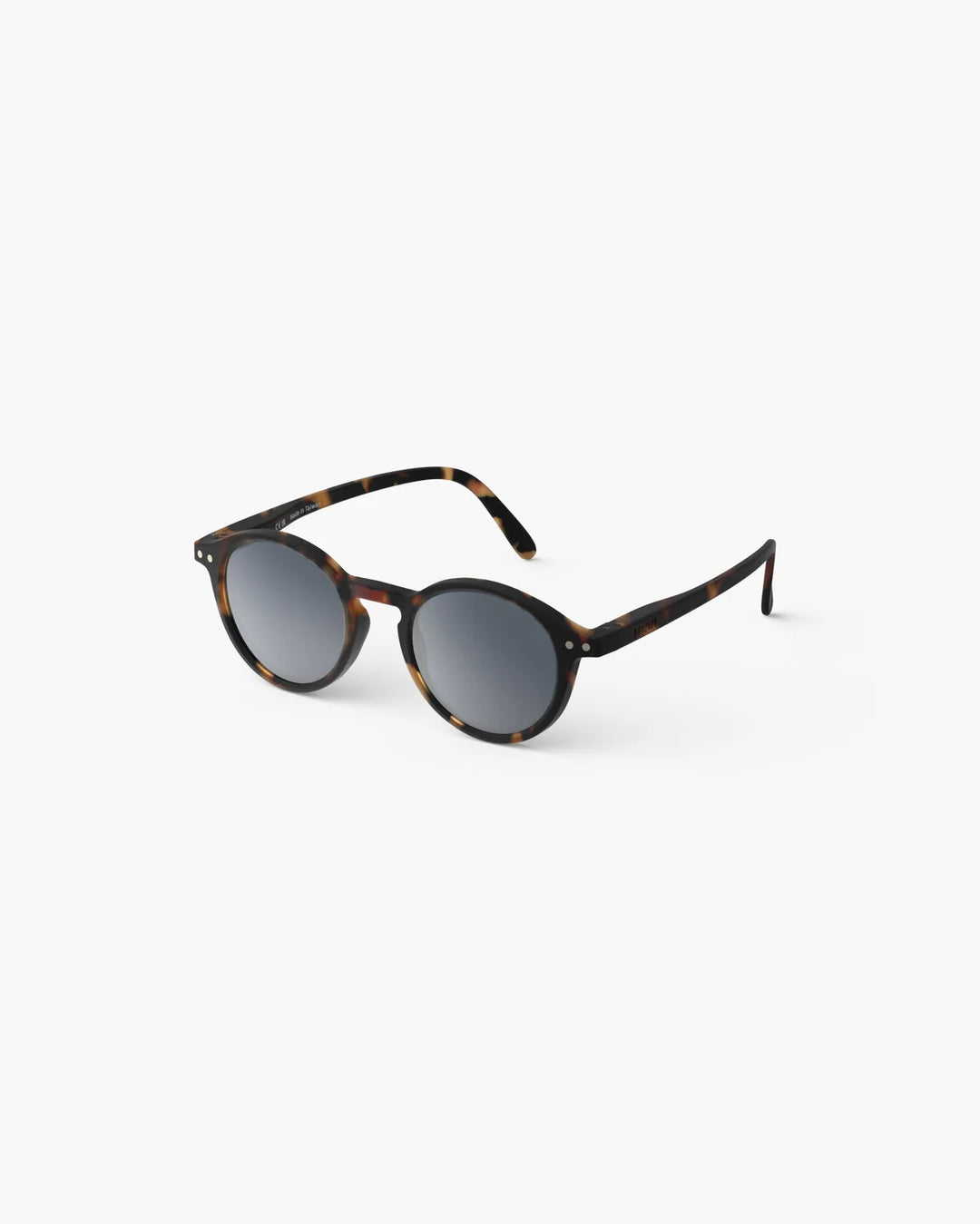 IZIPIZI CHILD #D Tortoise polarized kids sunglasses with amber-brown Soft Touch frame and grey-green polarized lenses