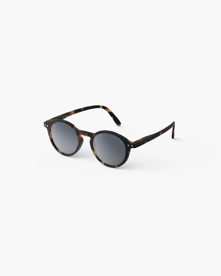 IZIPIZI CHILD #D Tortoise polarized kids sunglasses with amber-brown Soft Touch frame and grey-green polarized lenses
