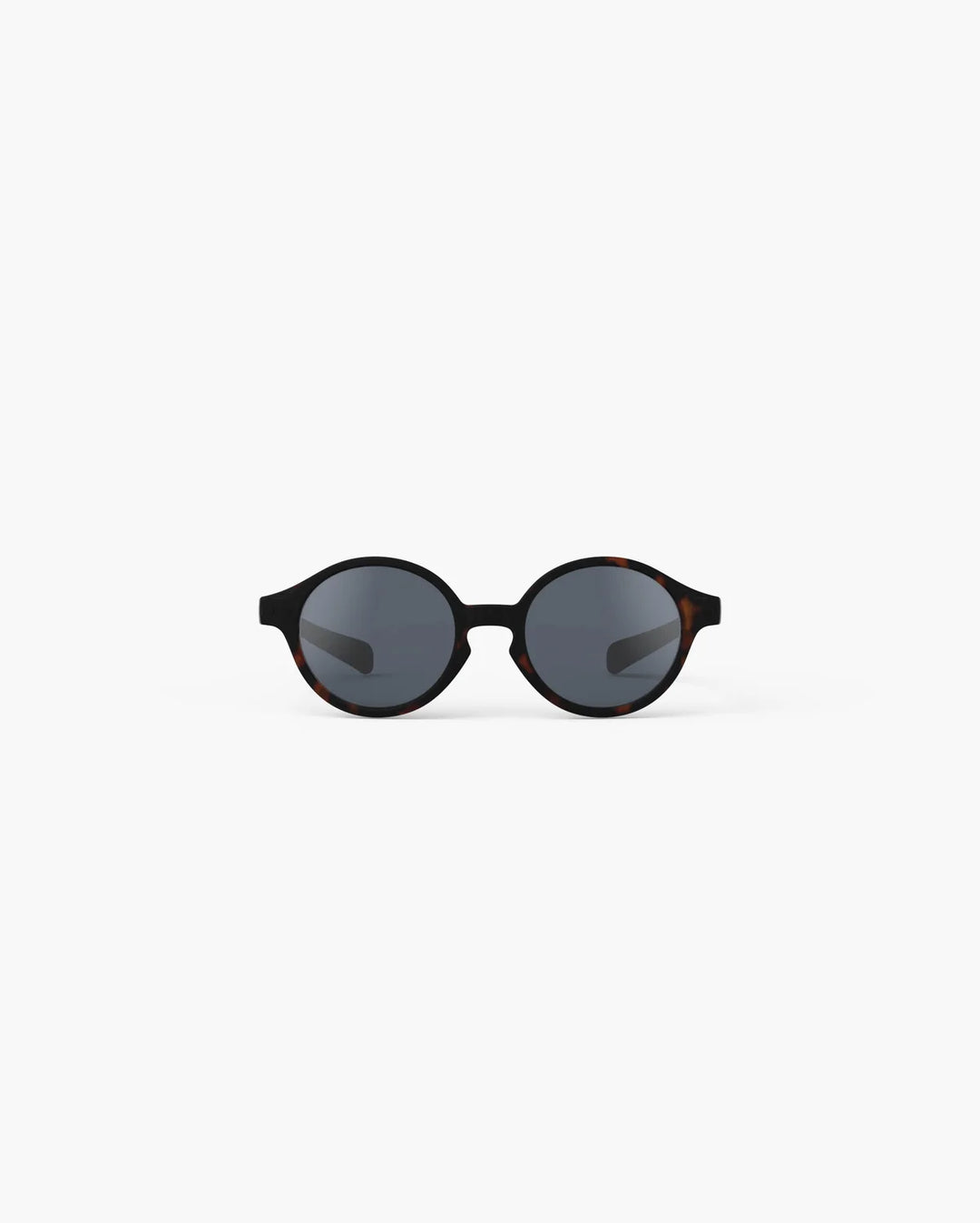 IZIPIZI BABY #D Tortoise polarized baby sunglasses with matte tortoiseshell frame, grey lenses and 100% UV protection