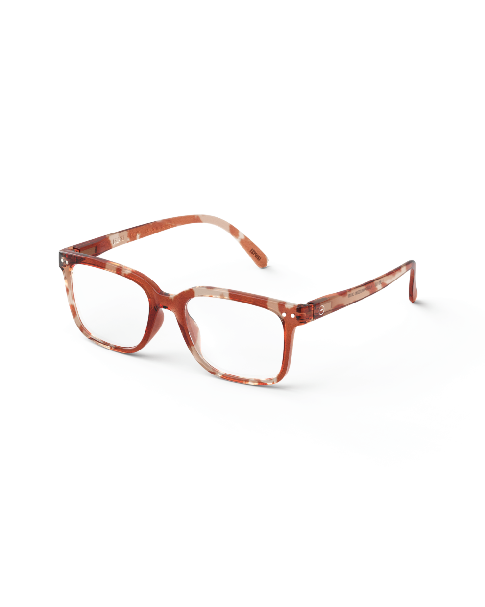 Izipizi reading glasses shape L in Wild Hooves with oversized tortoiseshell frame