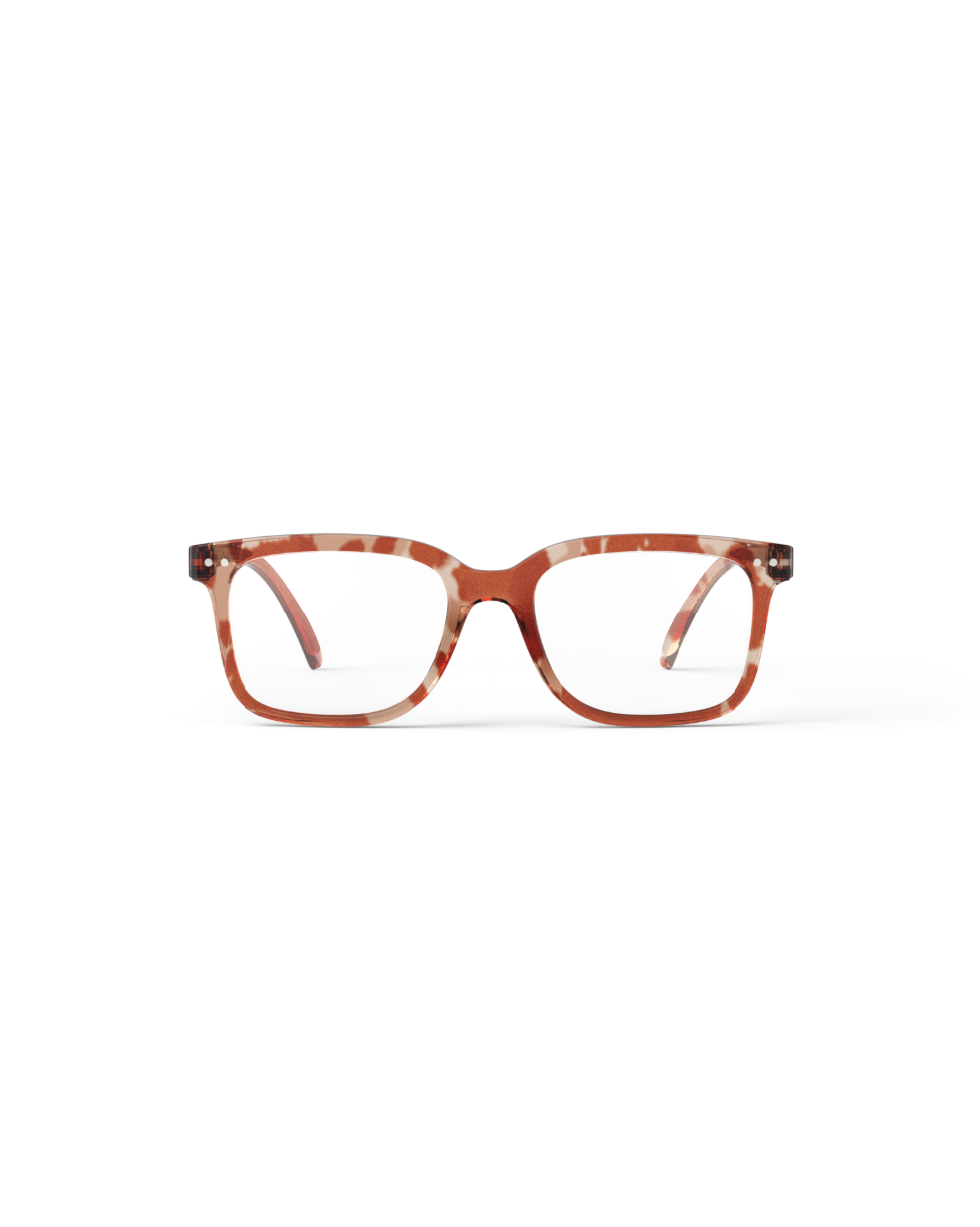 Izipizi reading glasses shape L in Wild Hooves with oversized tortoiseshell frame