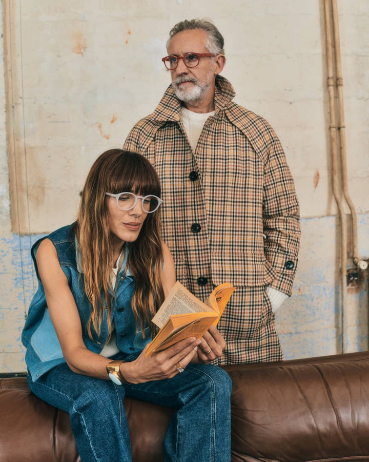 Reading Glasses #C The Retro - Carmine Red - نظارات
