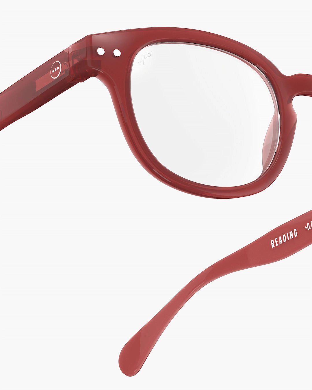 Reading Glasses #C The Retro - Carmine Red - نظارات