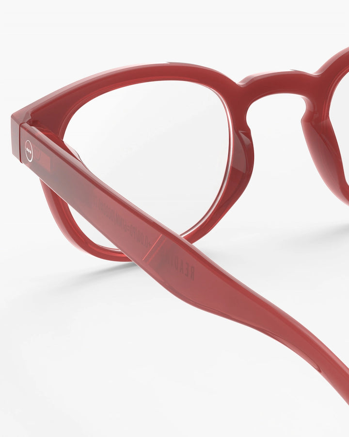 Reading Glasses #C The Retro - Carmine Red - نظارات