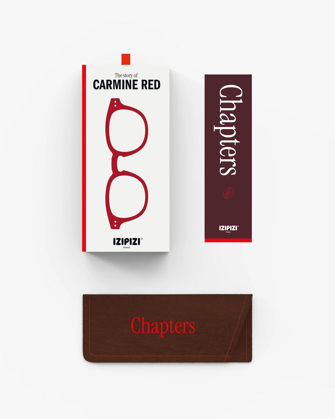 Reading Glasses #C The Retro - Carmine Red - نظارات