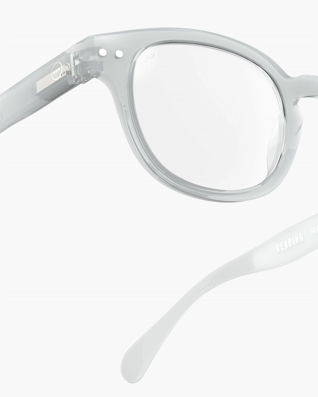 Reading Glasses #C The Retro - Moonlight Grey - نظارات