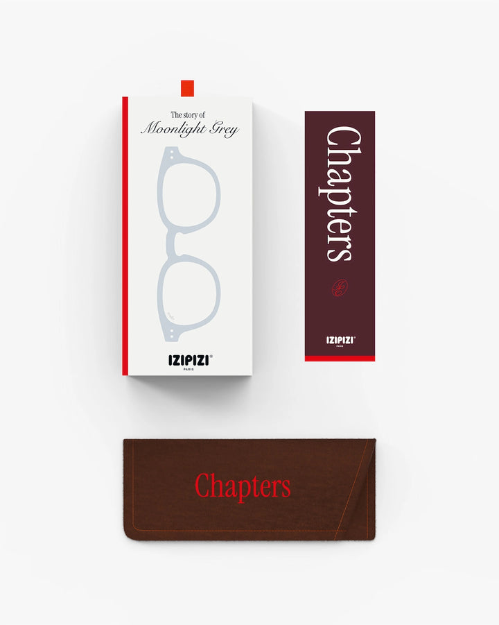 Reading Glasses #C The Retro - Moonlight Grey - نظارات