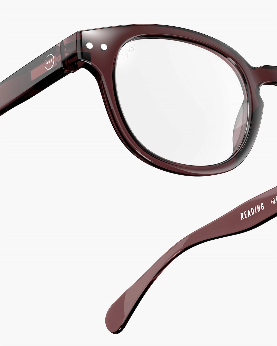 Reading Glasses #C The Retro - Old Leather - نظارات