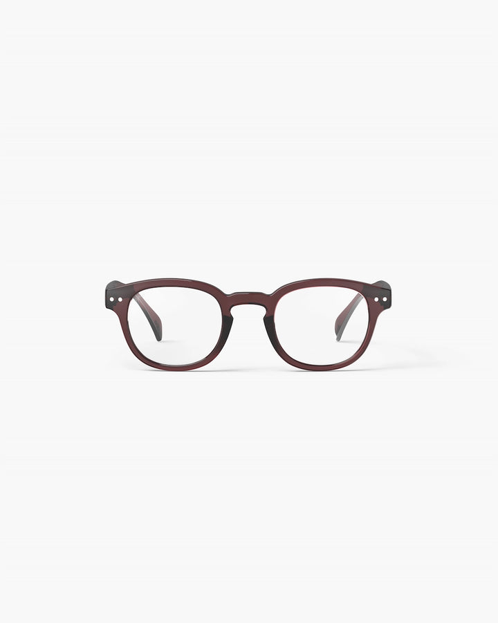 Reading Glasses #C The Retro - Old Leather - نظارات